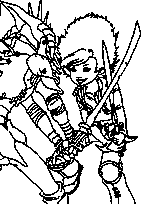 coloriage arthur et les minimoys combat